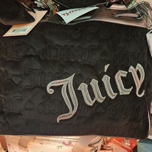 Juicy Couture Black Quilted Accent Bag